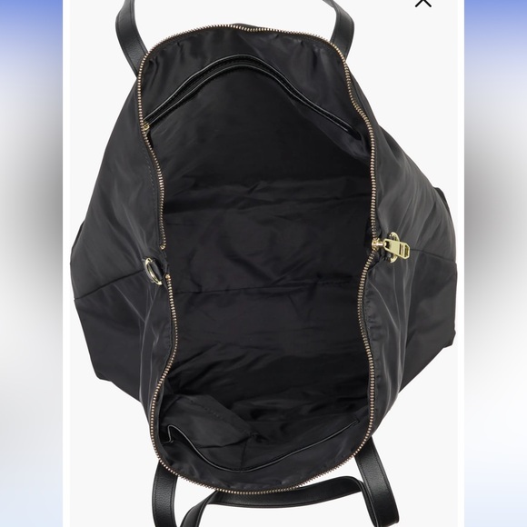 Madden Girl Black Overnight Tote Bag Crossbody XL - Picture 3 of 8